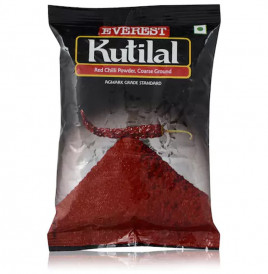 Everest Kutilal Red Chilli Powder, Coarse Ground  Pack  100 grams